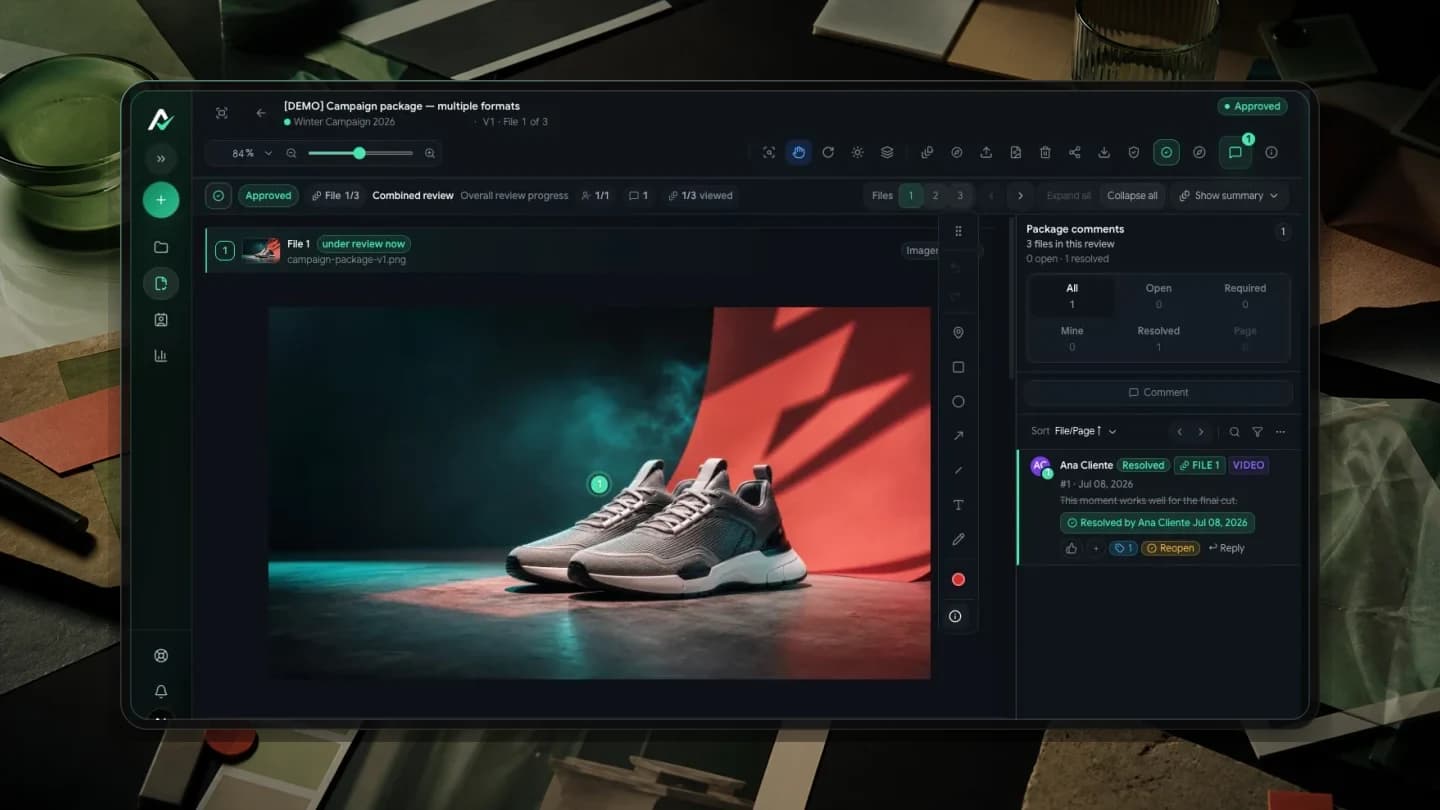 Client review links: easy access without opening the whole workspace
