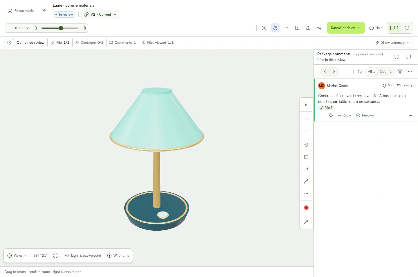 Rotate the model and read the comment beside it.